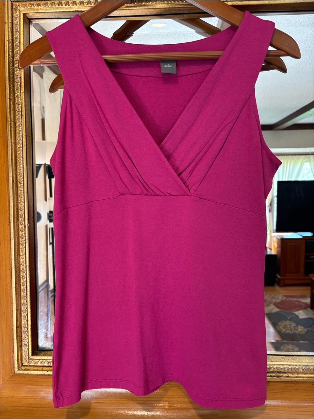 Ann Taylor Hot Pink Dressy Tank - Size S